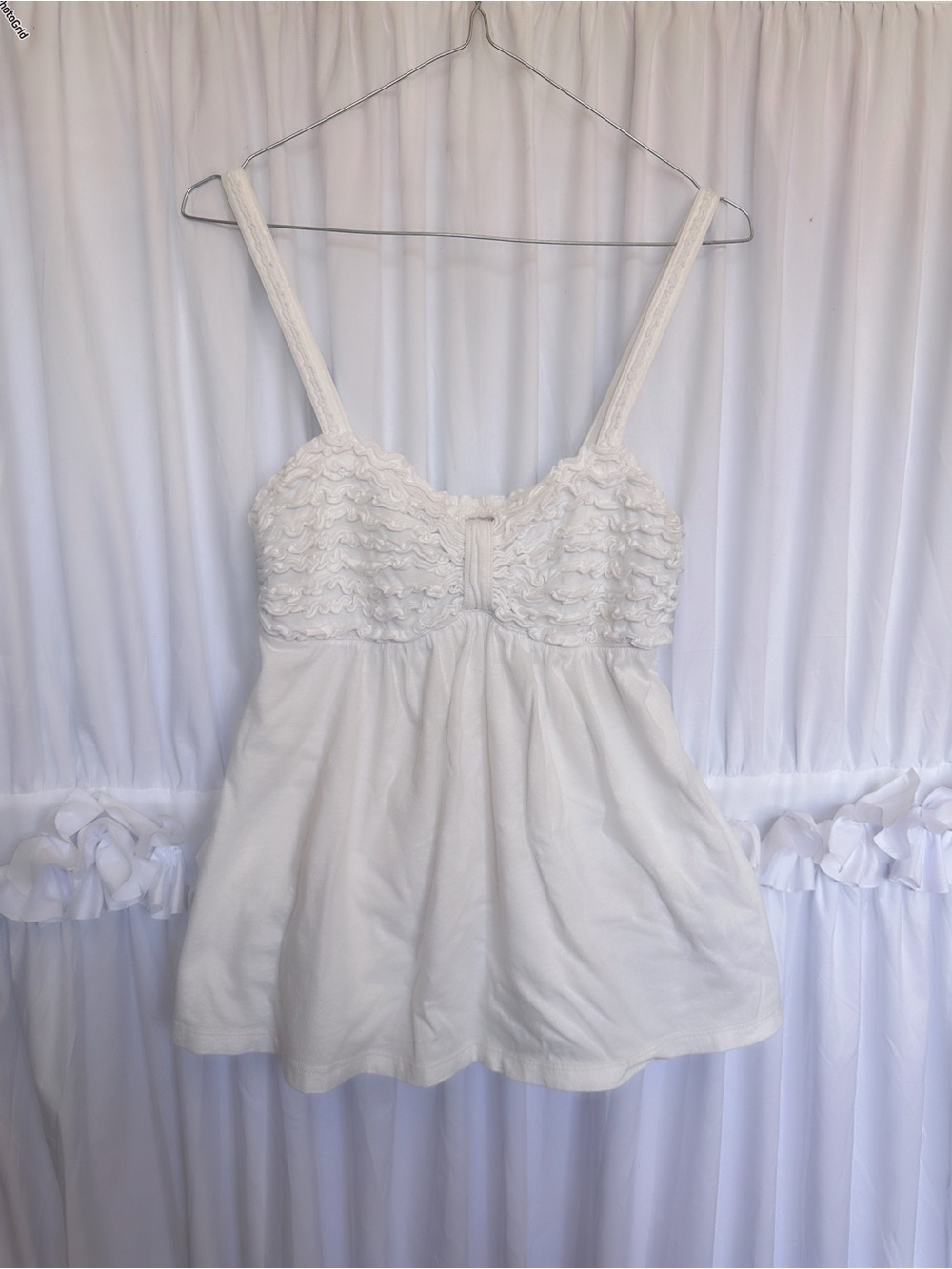 Vintage Y2K Abercrombie & Fitch Babydoll Ruffled cami top